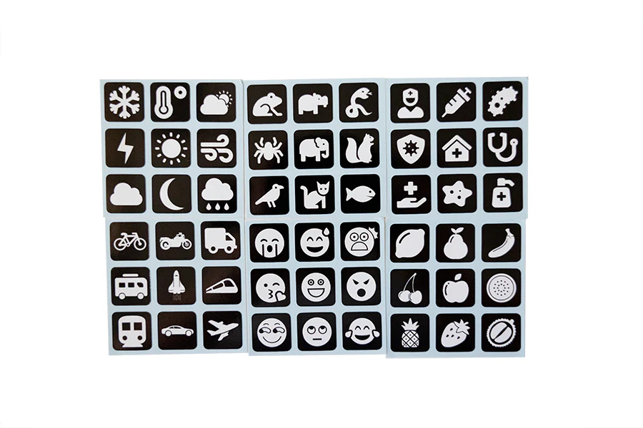 3x3 Icon Stickers