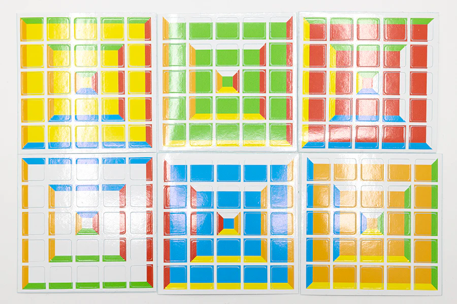 5x5 Pochmann's Supercube Stickers