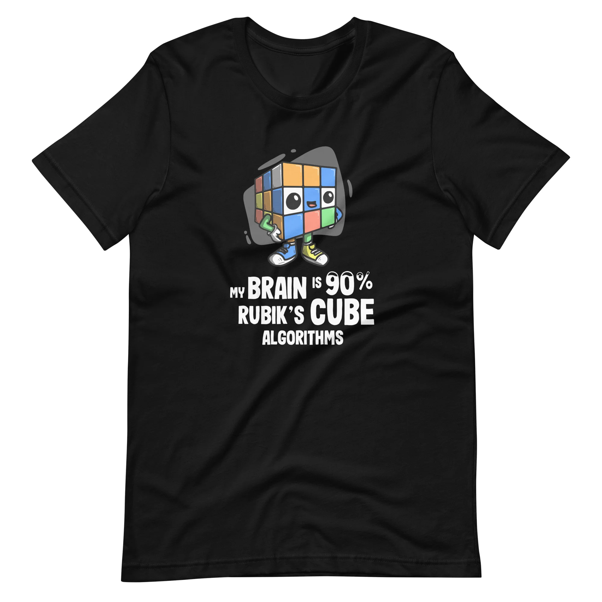 90% Cube Algorithms T-Shirt (Puzzle Pals) - Image 2