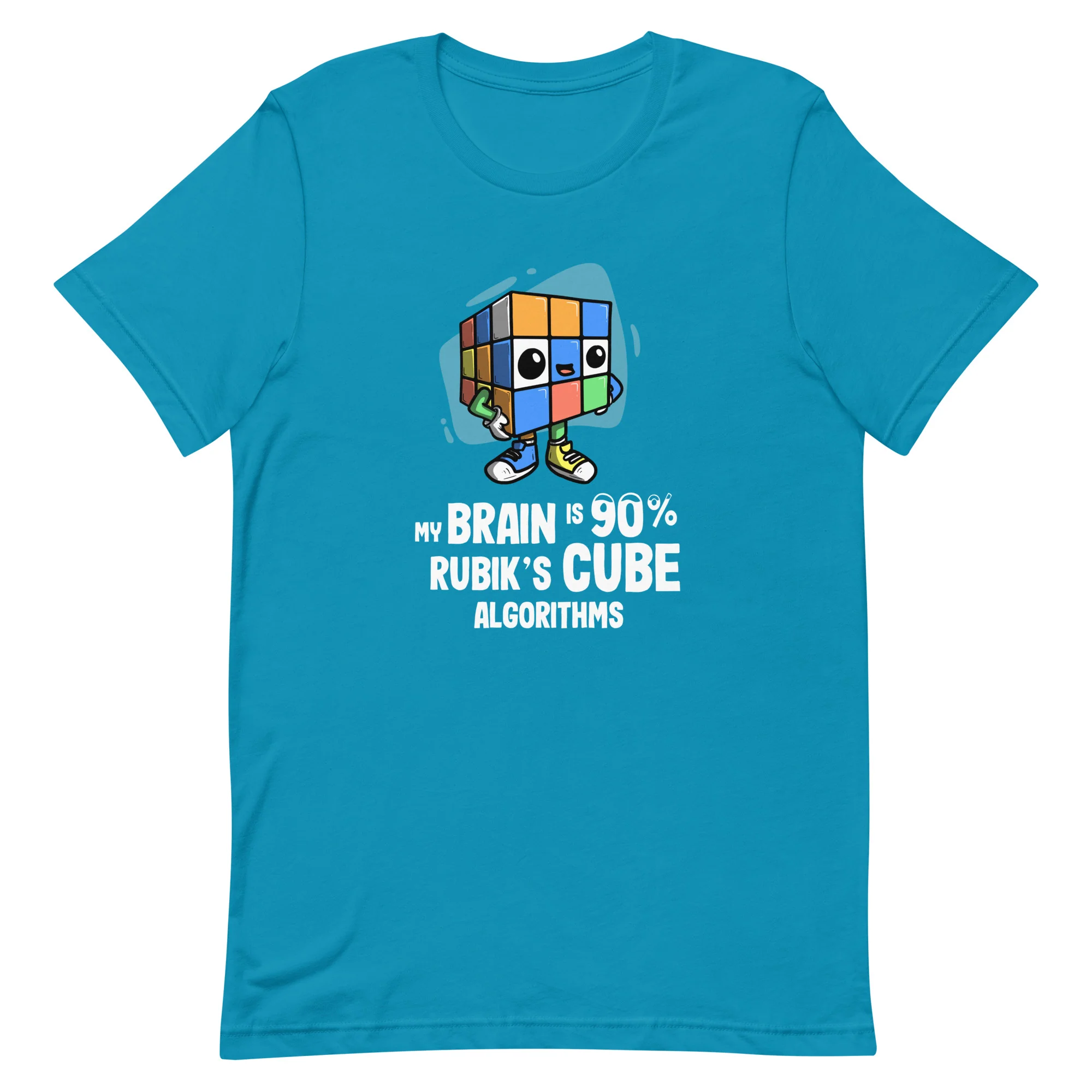 90% Cube Algorithms T-Shirt (Puzzle Pals) - Image 3