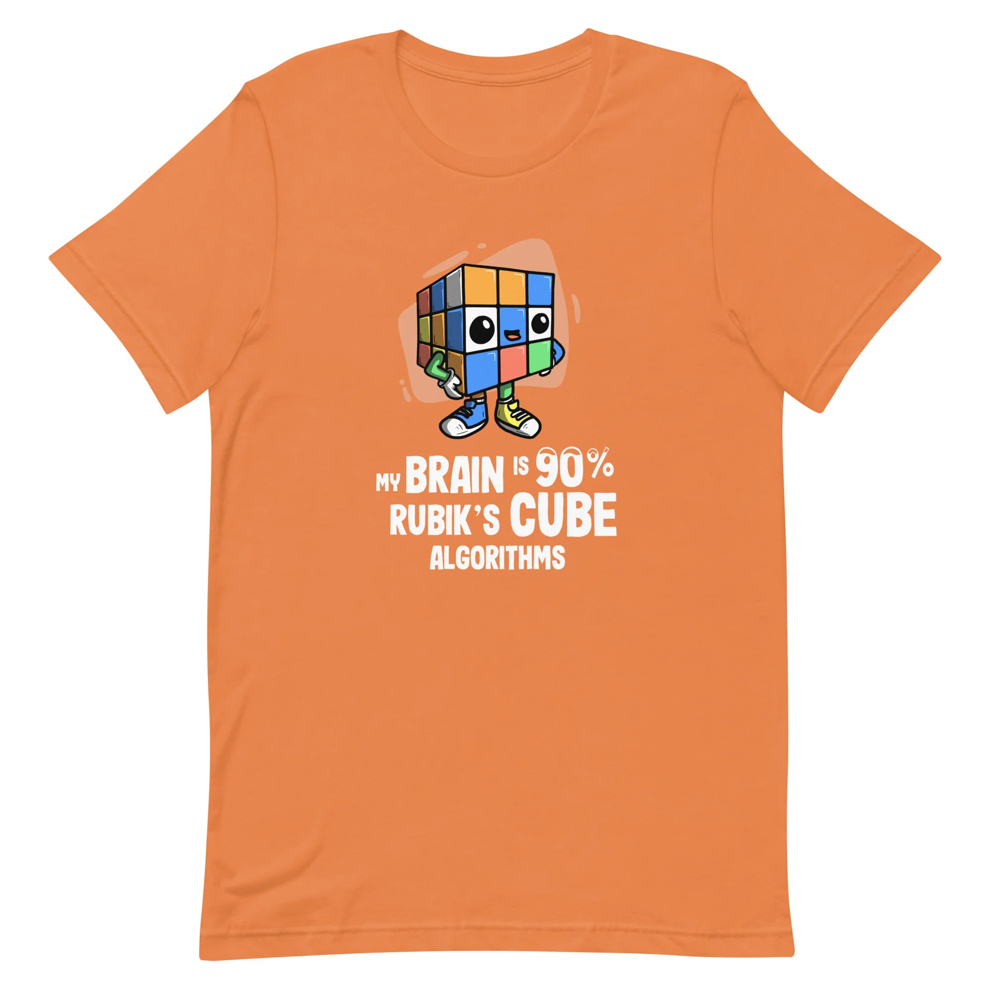90% Cube Algorithms T-Shirt (Puzzle Pals) - Image 4