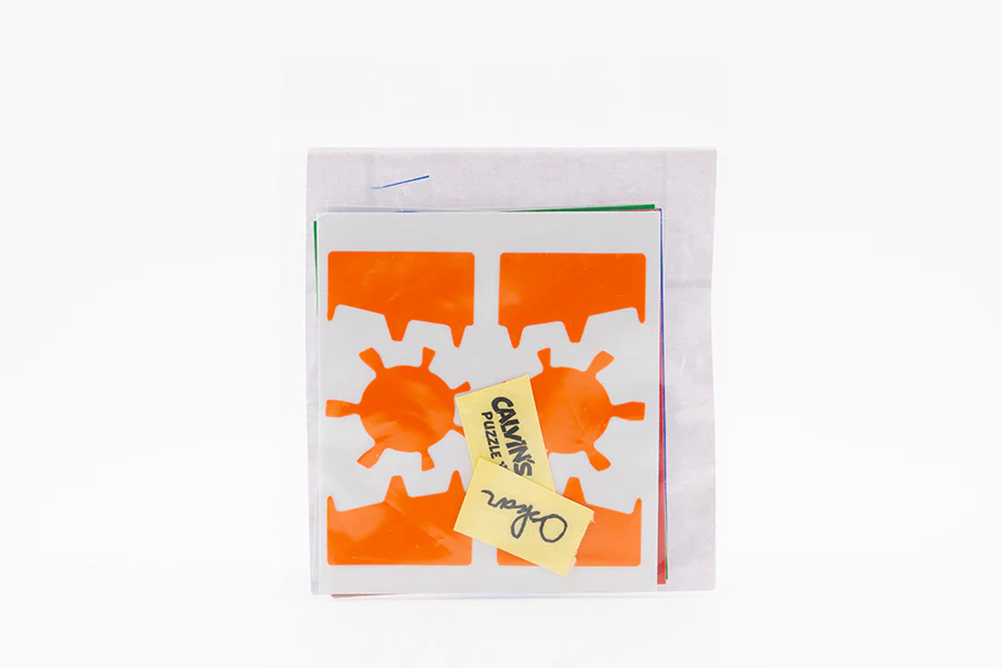 Bram & Oskar Gear 2x2 Cube (DIY 6-Color Stickers) - Image 2