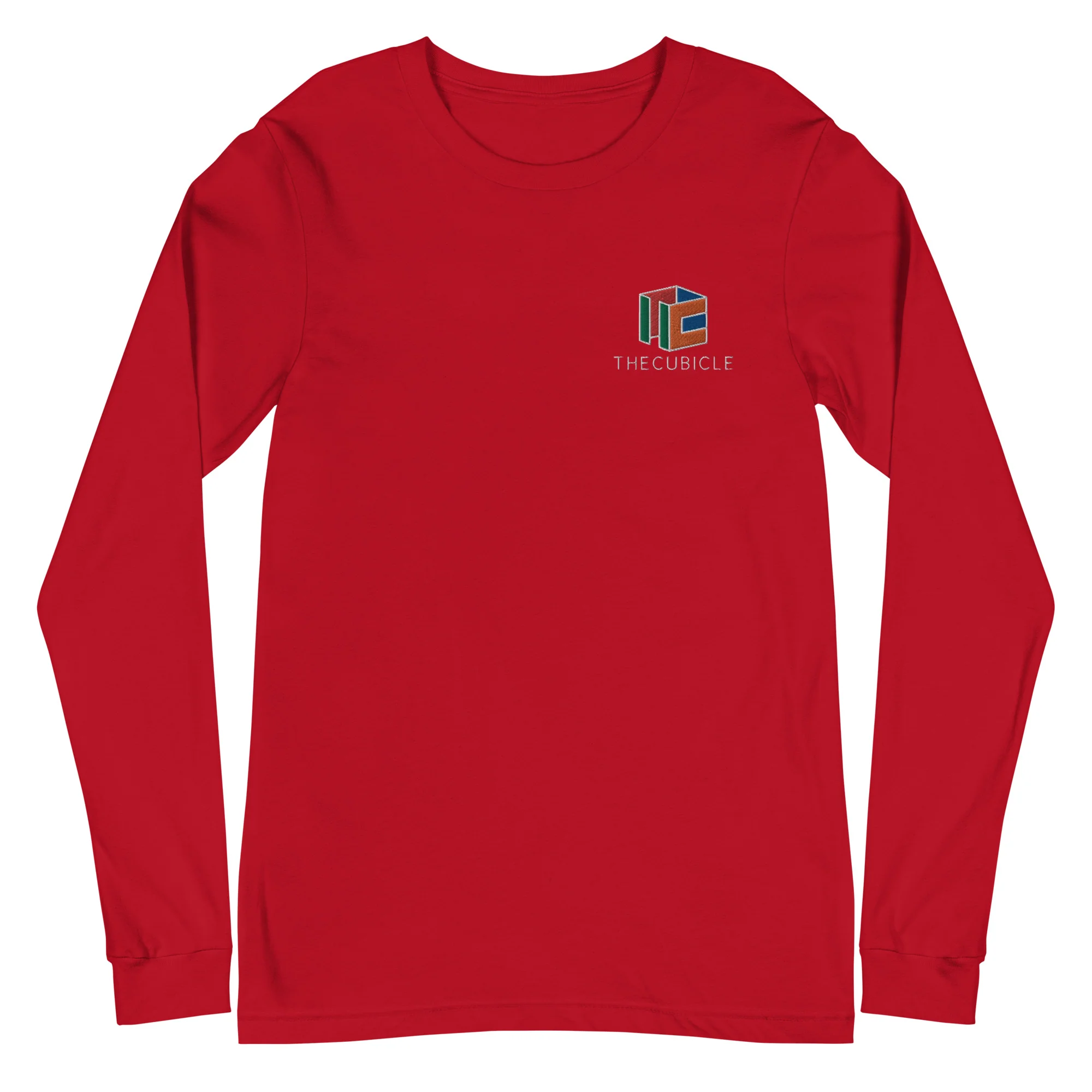 Cubicle 2022 Embroidered Long Sleeve T-Shirt - Image 3