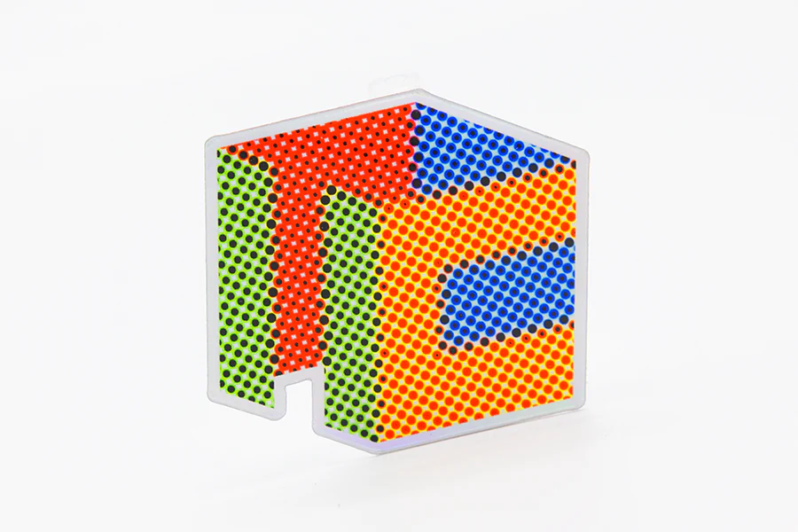 Cubicle Collectible Sticker (Holographic array)