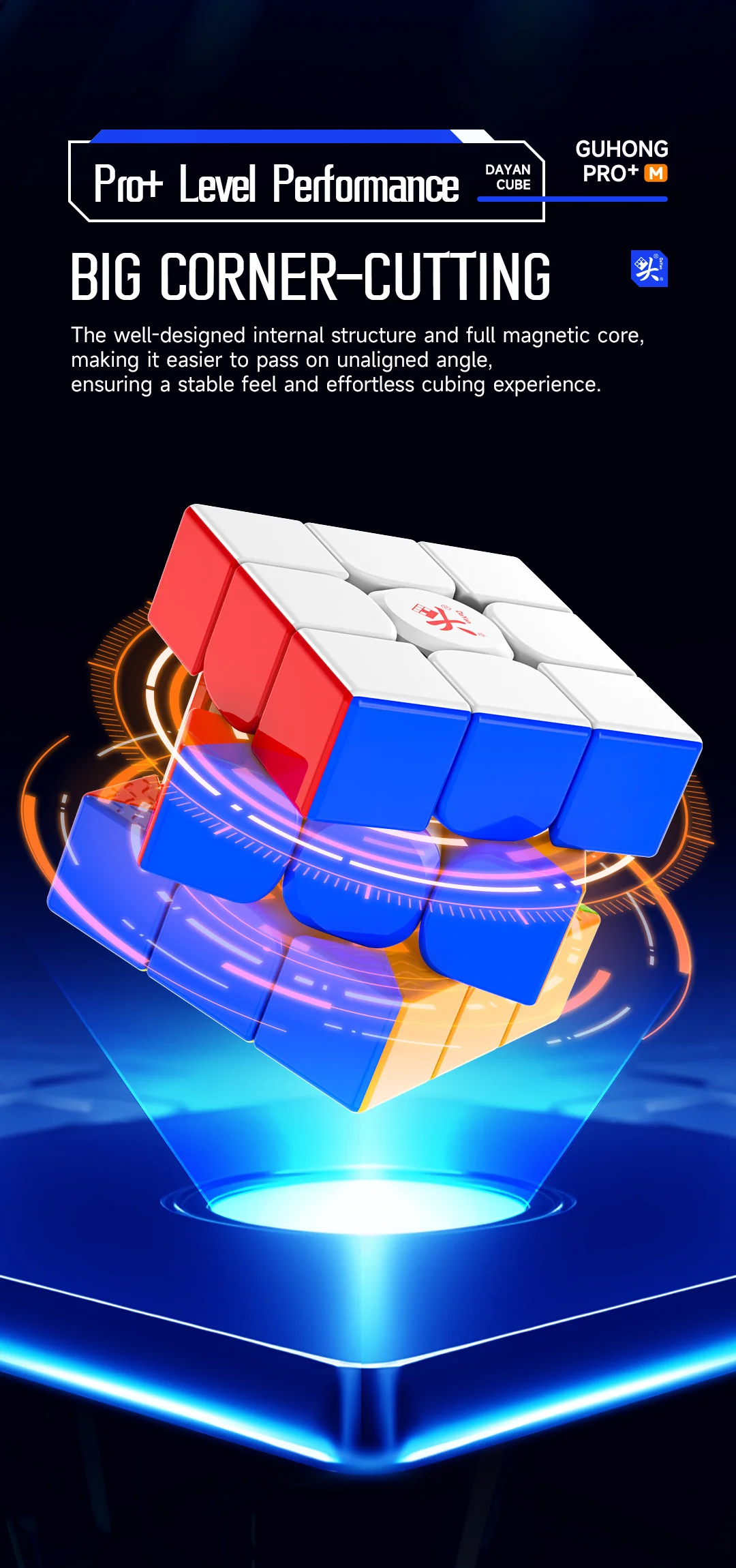 DaYan GuHong Pro+ 3x3 55mm (MagLev) - Image 15