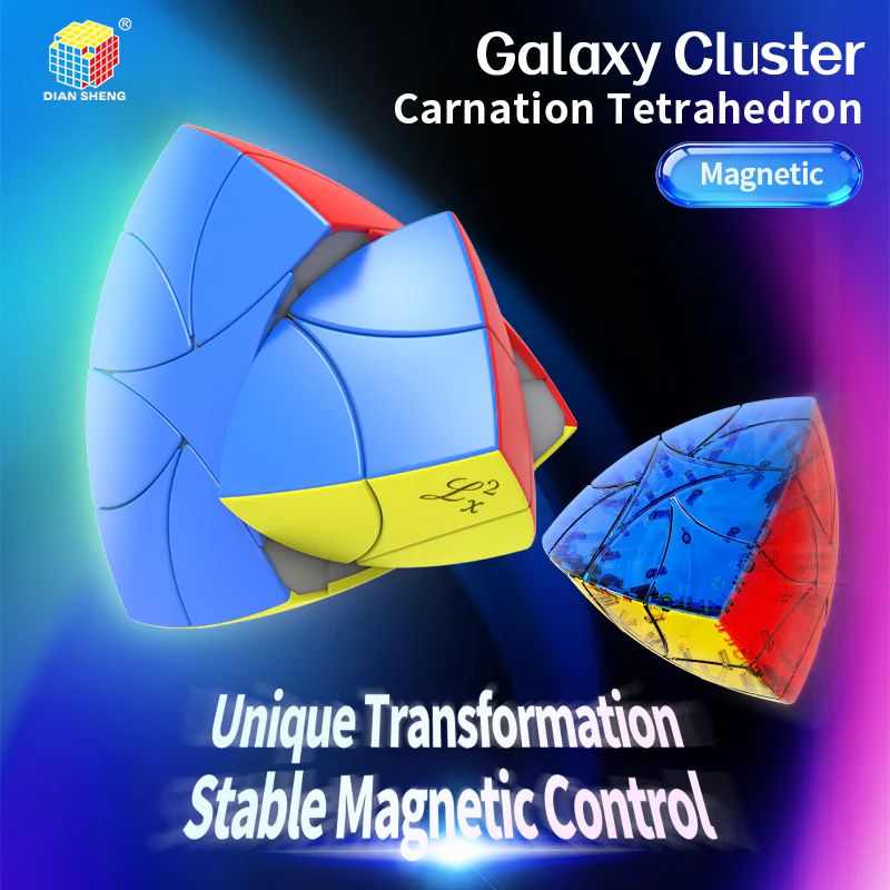DianSheng Galaxy Carnation Tetrahedron (Magnetic) - Image 4