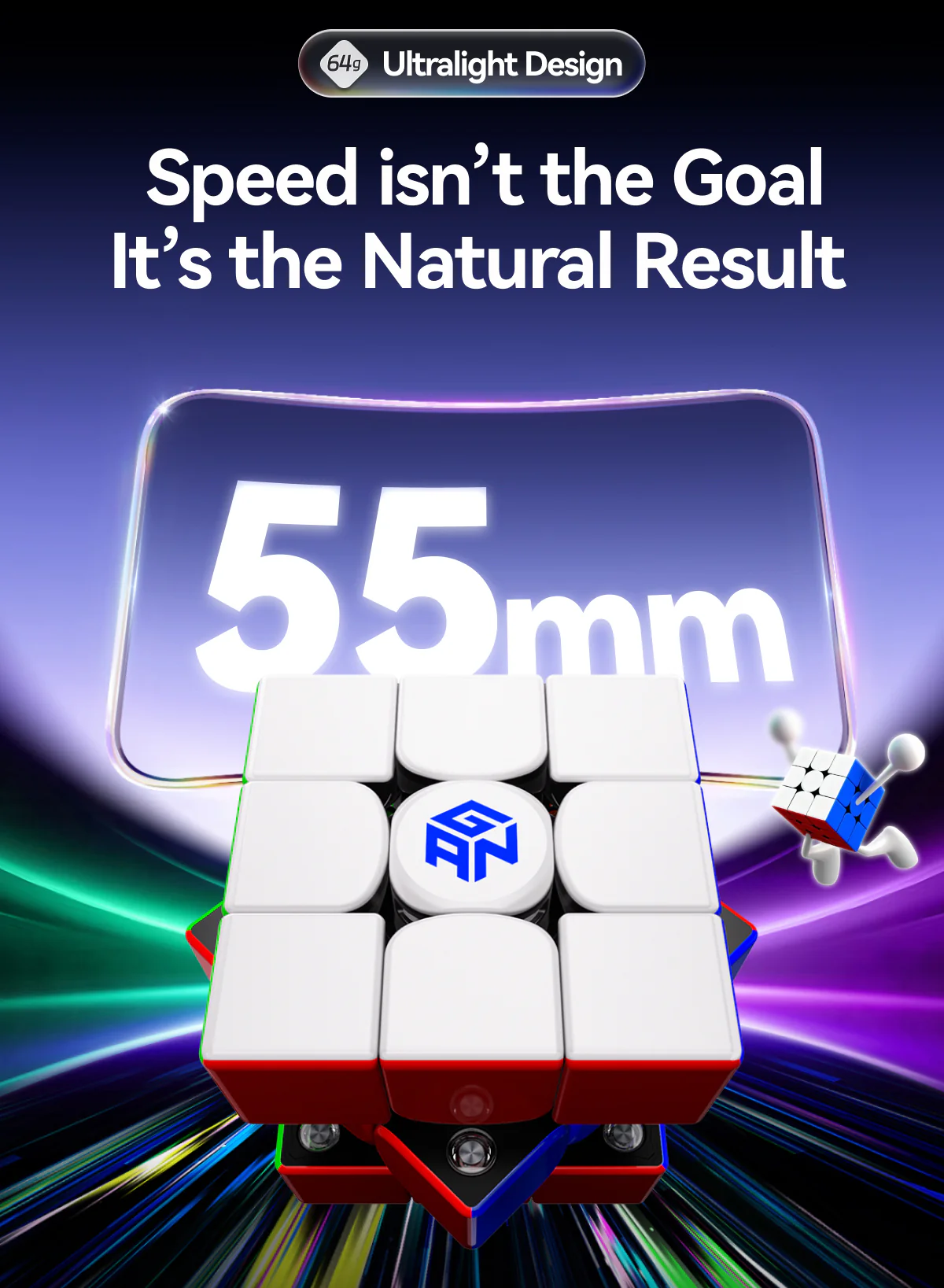GAN V100 MagLev 3x3 (Frosted) - Image 10