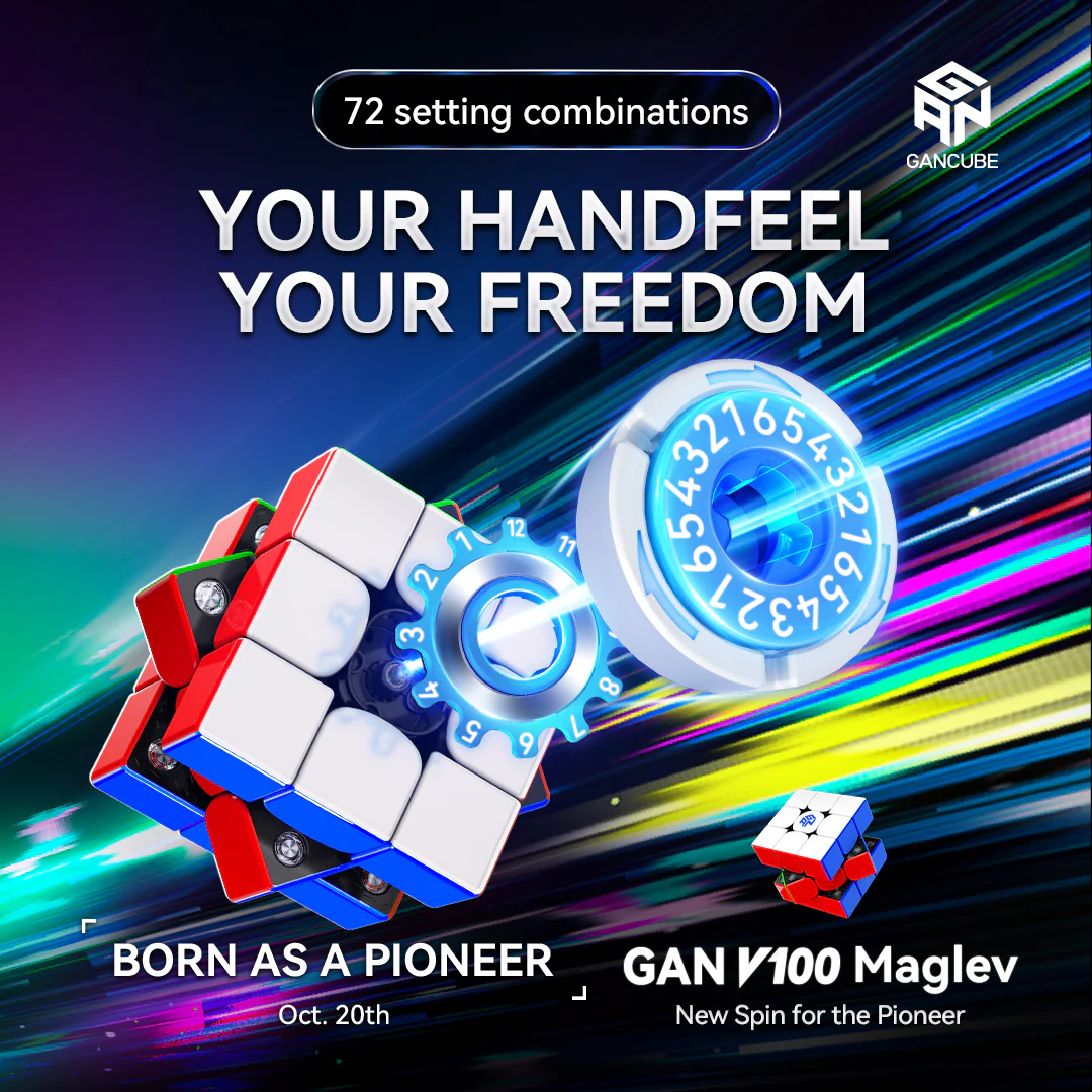 GAN V100 MagLev 3x3 (Frosted) - Image 19