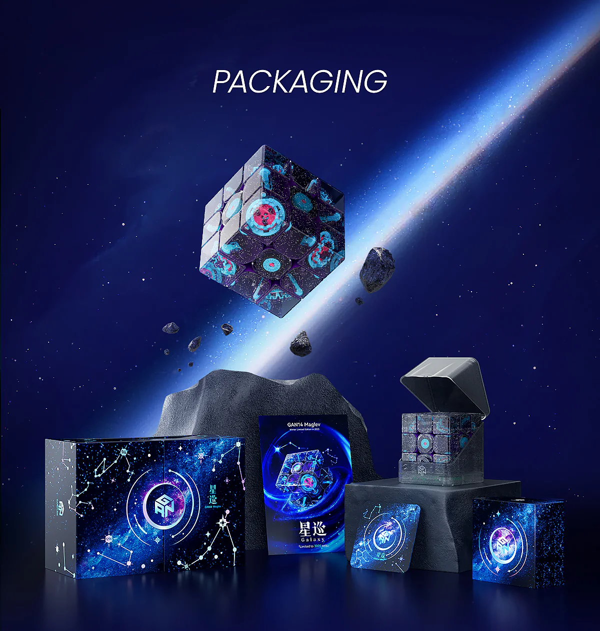 GAN14 M MagLev "Galaxy" Limited Edition 3x3 - Image 10