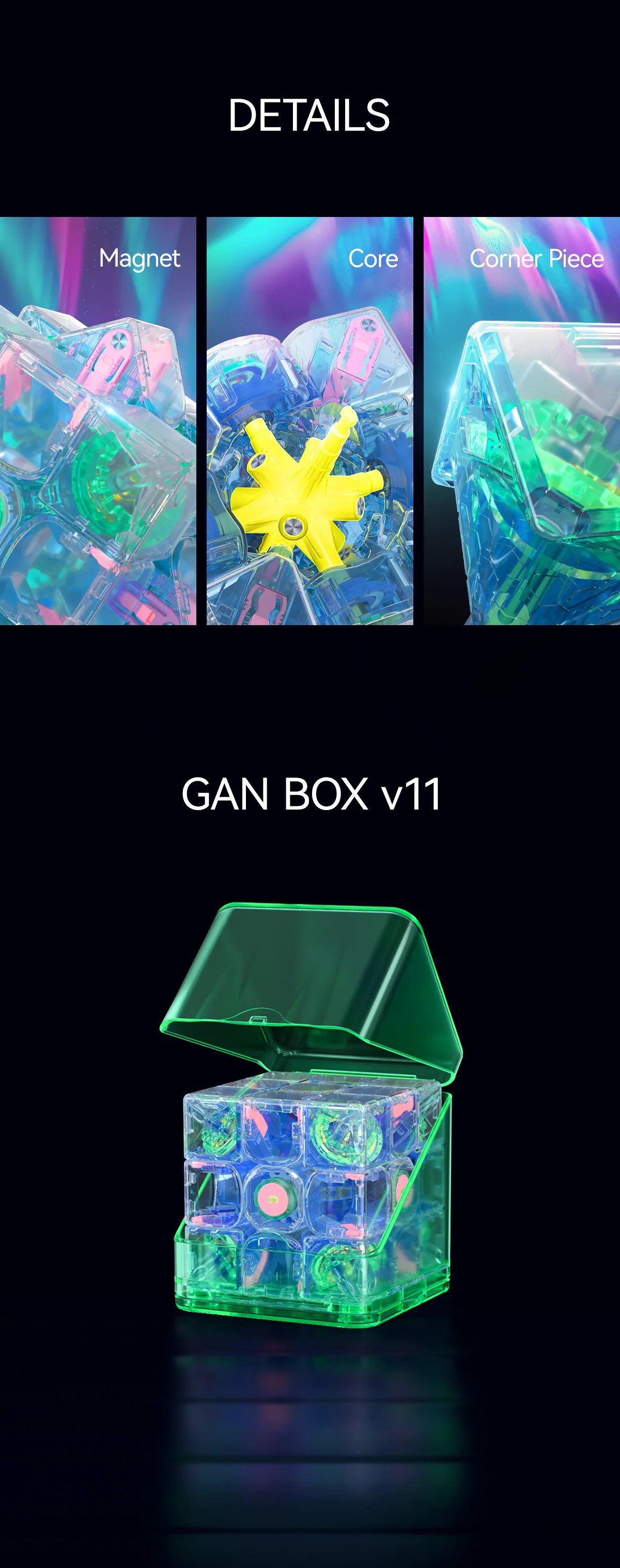 GAN14 MagLev Pro Aurora 3x3 (Limited Edition) - Image 11