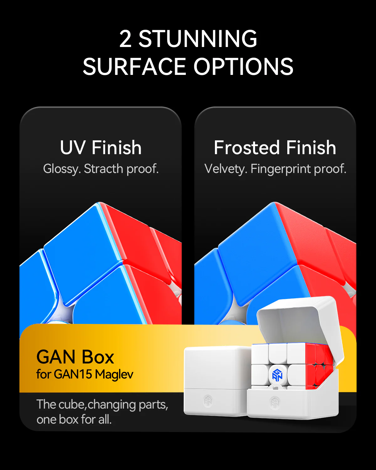 GAN15 MagLev 3x3 (Frosted) - Image 16