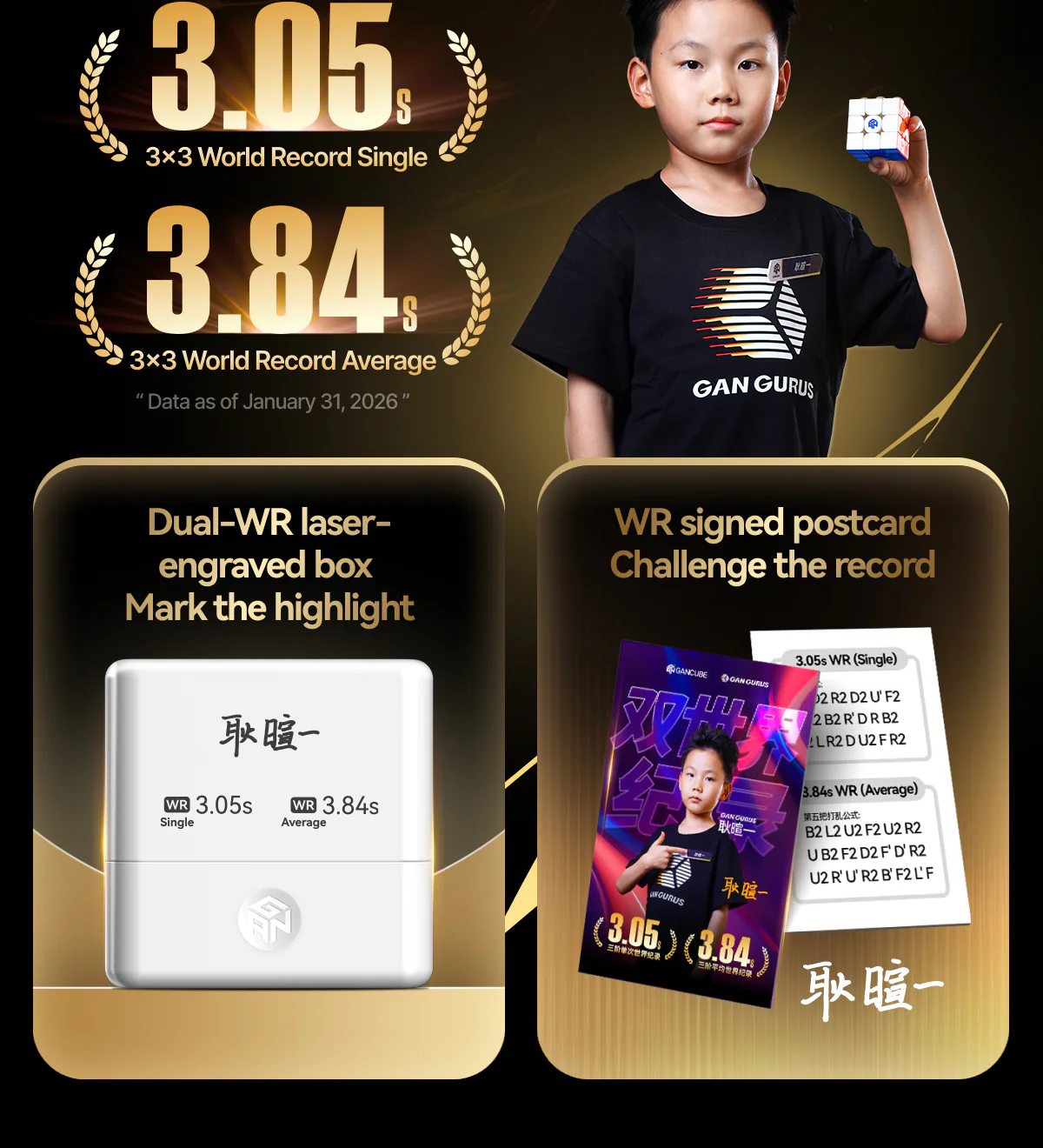 GAN16 MagLev MAX UV 3x3 (Dual-WR Limited Edition) - Image 6
