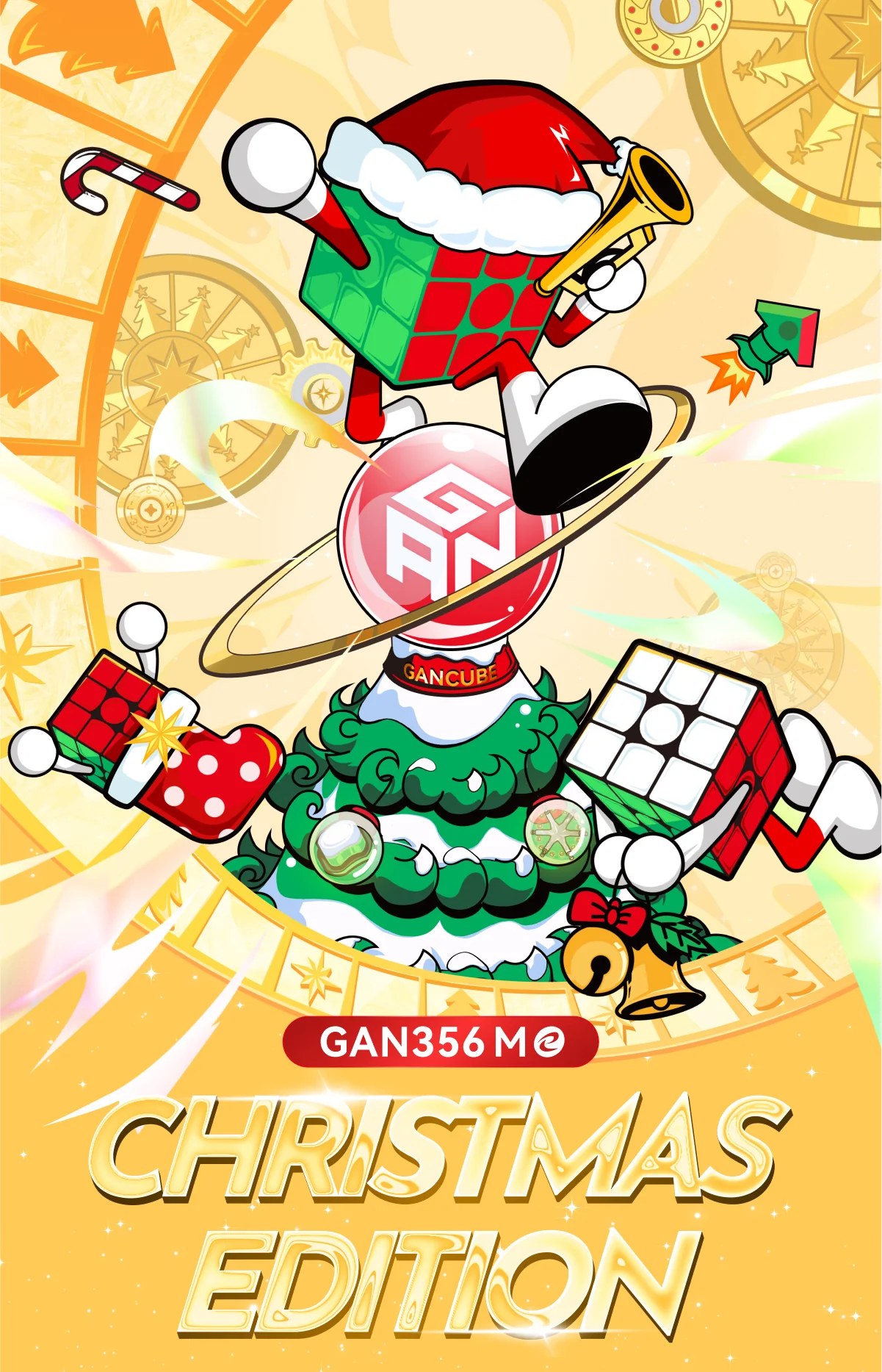 GAN356 ME 3x3 (Christmas Edition) - Image 3