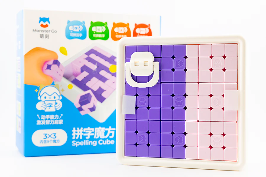 MonsterGO Spelling Mosaic Cubes 3x3 (Pack of 9) - Image 2