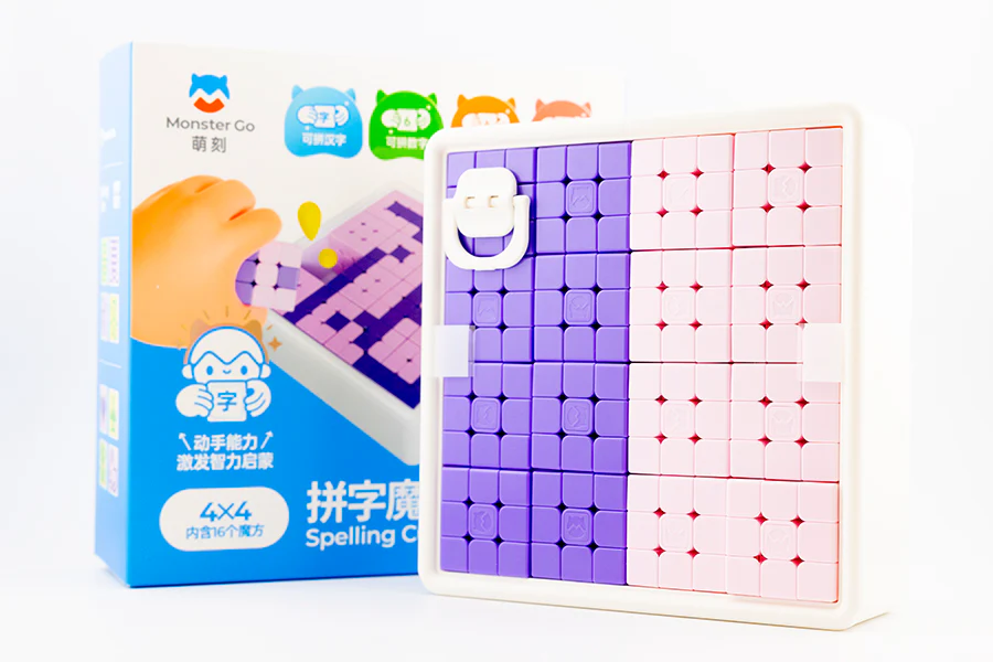 MonsterGO Spelling Mosaic Cubes 4x4 (Pack of 16) - Image 2