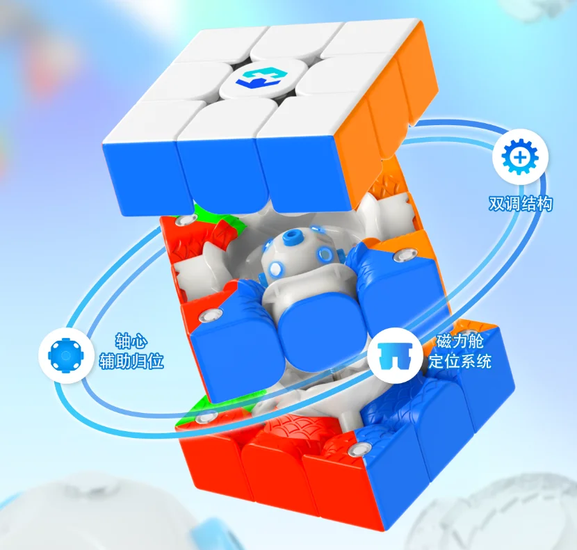 MoreTry TianMa X3+ 3x3 (8-Magnet Ball-Core + MagLev) - SAOCube Special Edition - Image 3