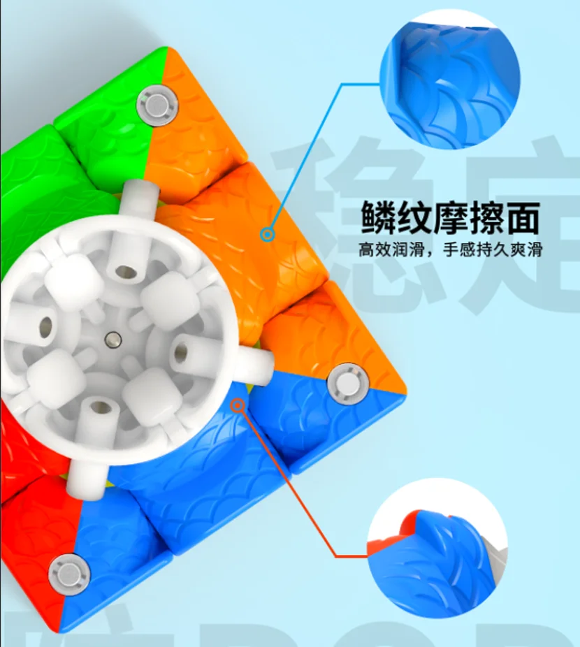 MoreTry TianMa X3+ 3x3 (8-Magnet Ball-Core + MagLev) - SAOCube Special Edition - Image 7