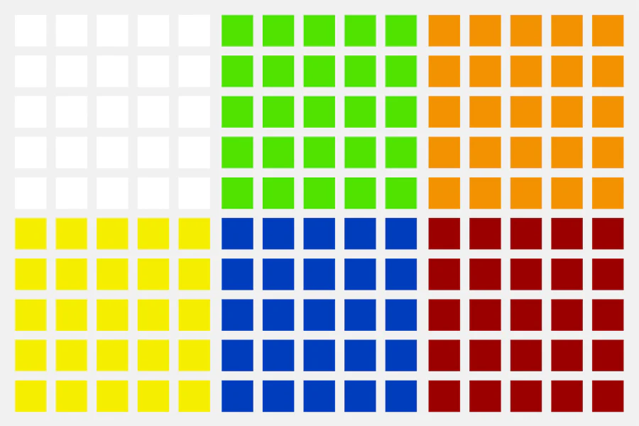 MoYu AoChuang 5x5 GTS Sticker Set - Image 3