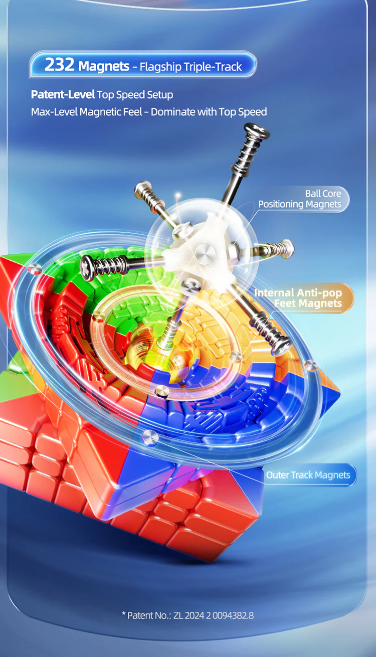 MoYu AoFu V5 7x7 (Triple-Track Magnetic) - Image 10