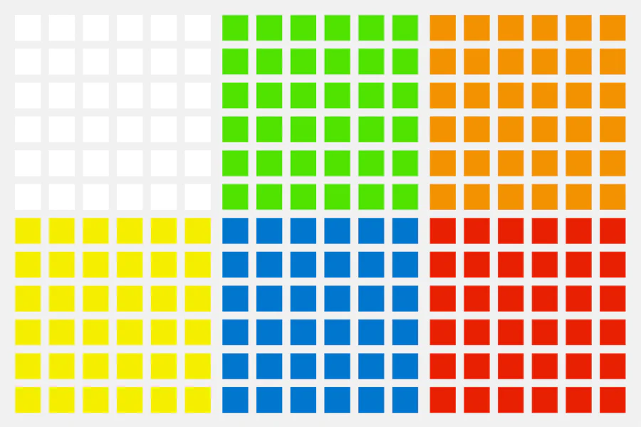 MoYu AoShi 6x6 GTS Sticker Set - Image 2
