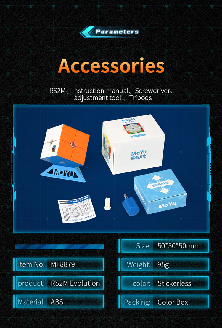 MoYu RS2 M Evolution 2x2 - Image 3