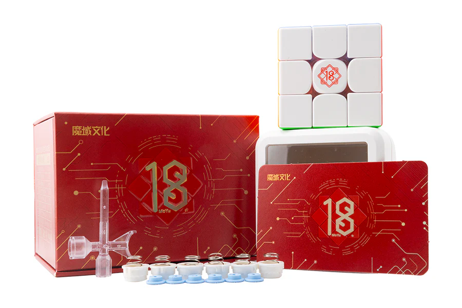 MoYu Super WeiLong 3x3 V2 (20-Magnet Ball-Core + MagLev) - 18th Anniversary Edition