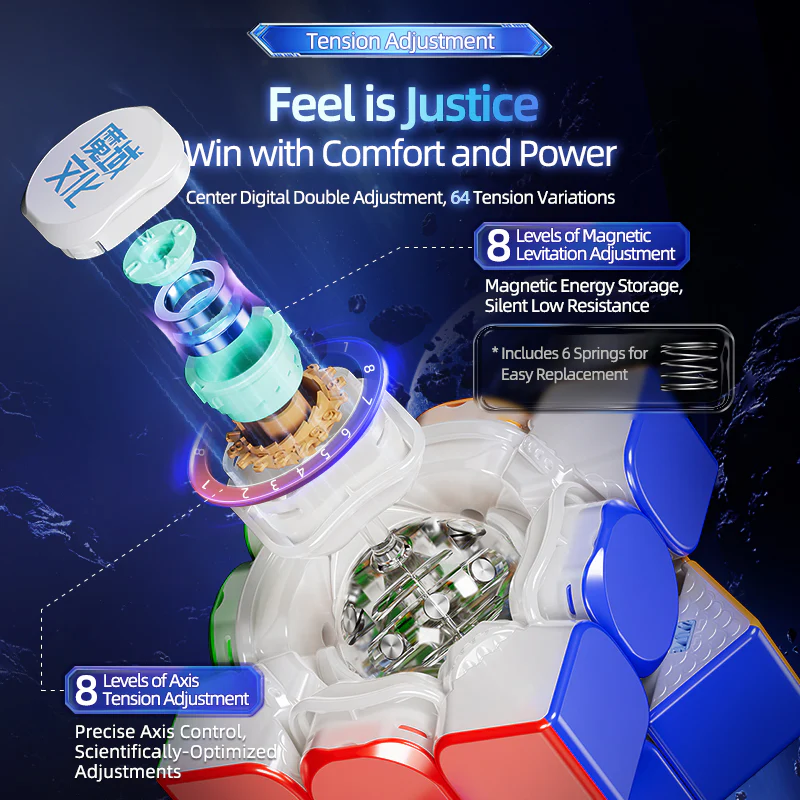 MoYu Super WeiLong 3x3 V2 (20-Magnet Ball-Core + MagLev + UV) - Image 3