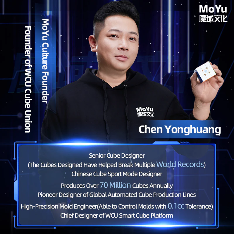 MoYu Super WeiLong 3x3 V2 (20-Magnet Ball-Core + MagLev + UV) - Image 8