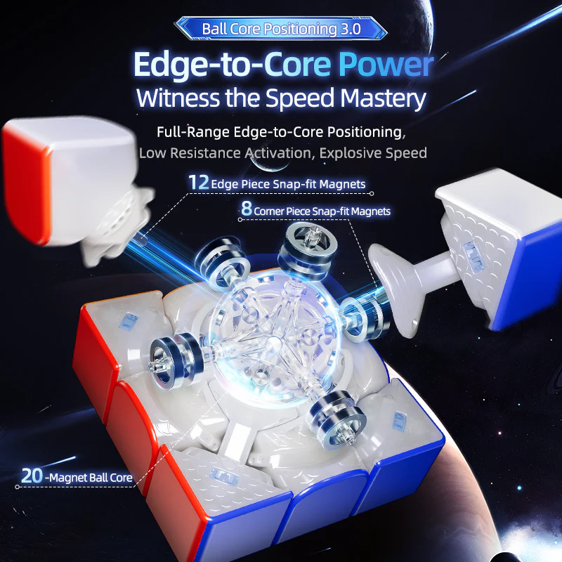MoYu Super WeiLong 3x3 V2 AI (8-Magnet Ball-Core + MagLev + UV) - Image 11