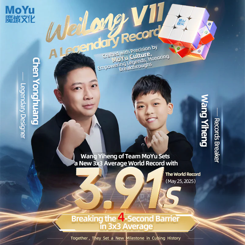 MoYu WeiLong V11 3x3 (20-Magnet Ball-Core + MagLev + UV) - Image 14