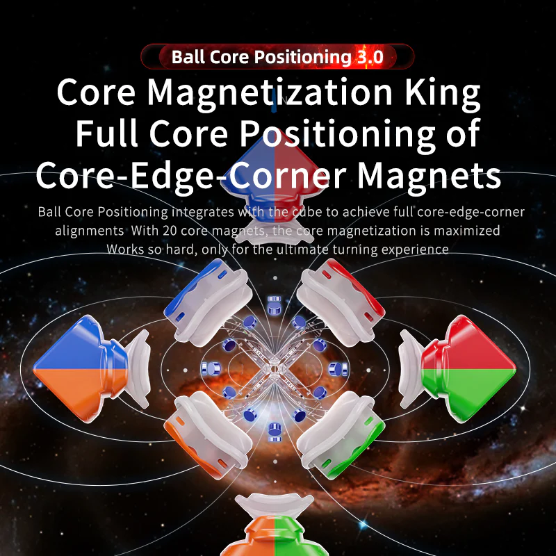 MoYu WeiLong WRM V10 3x3 (20-Magnet Ball-Core + MagLev + UV) - Image 4