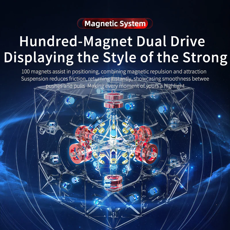 MoYu WeiLong WRM V10 3x3 (20-Magnet Ball-Core + MagLev + UV) - Image 5