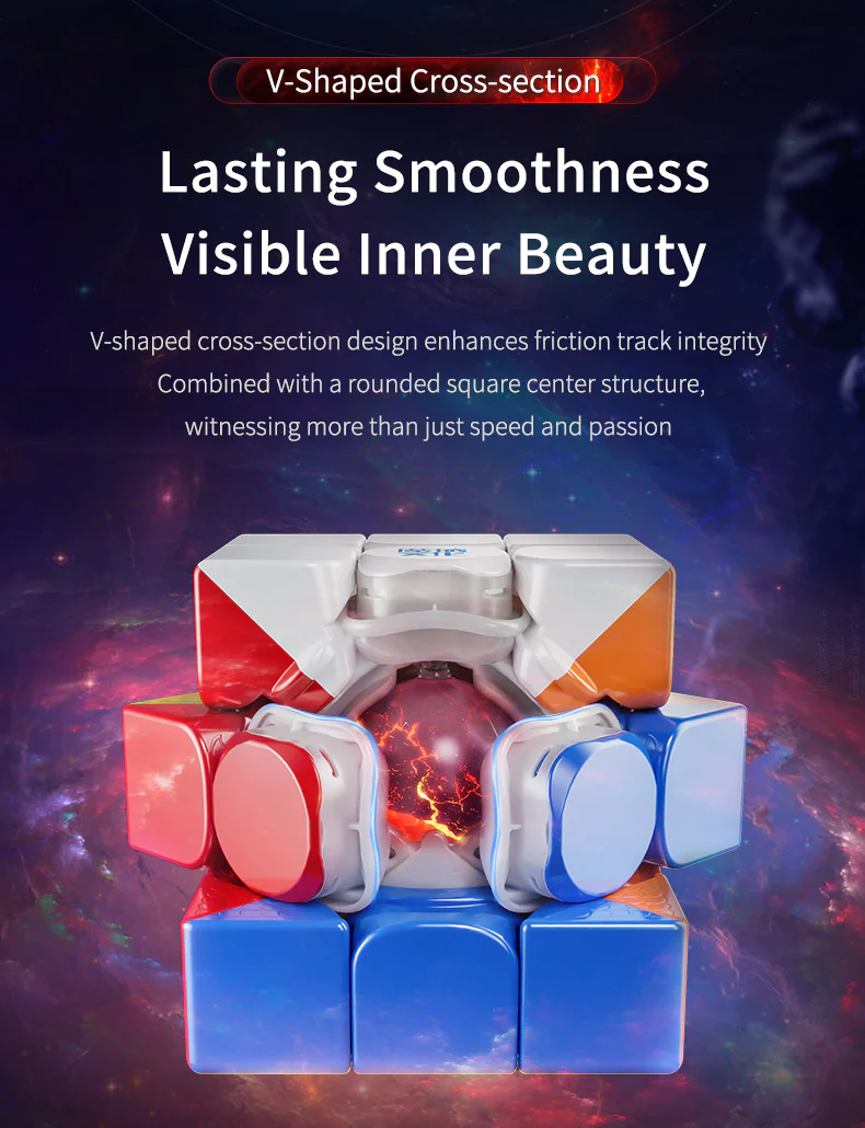 MoYu WeiLong WRM V10 3x3 (20-Magnet Ball-Core + MagLev + UV) - Image 8
