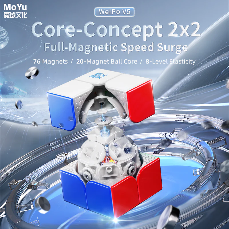 MoYu WeiPo V5 2x2 (Ball-Core + UV) - Image 4