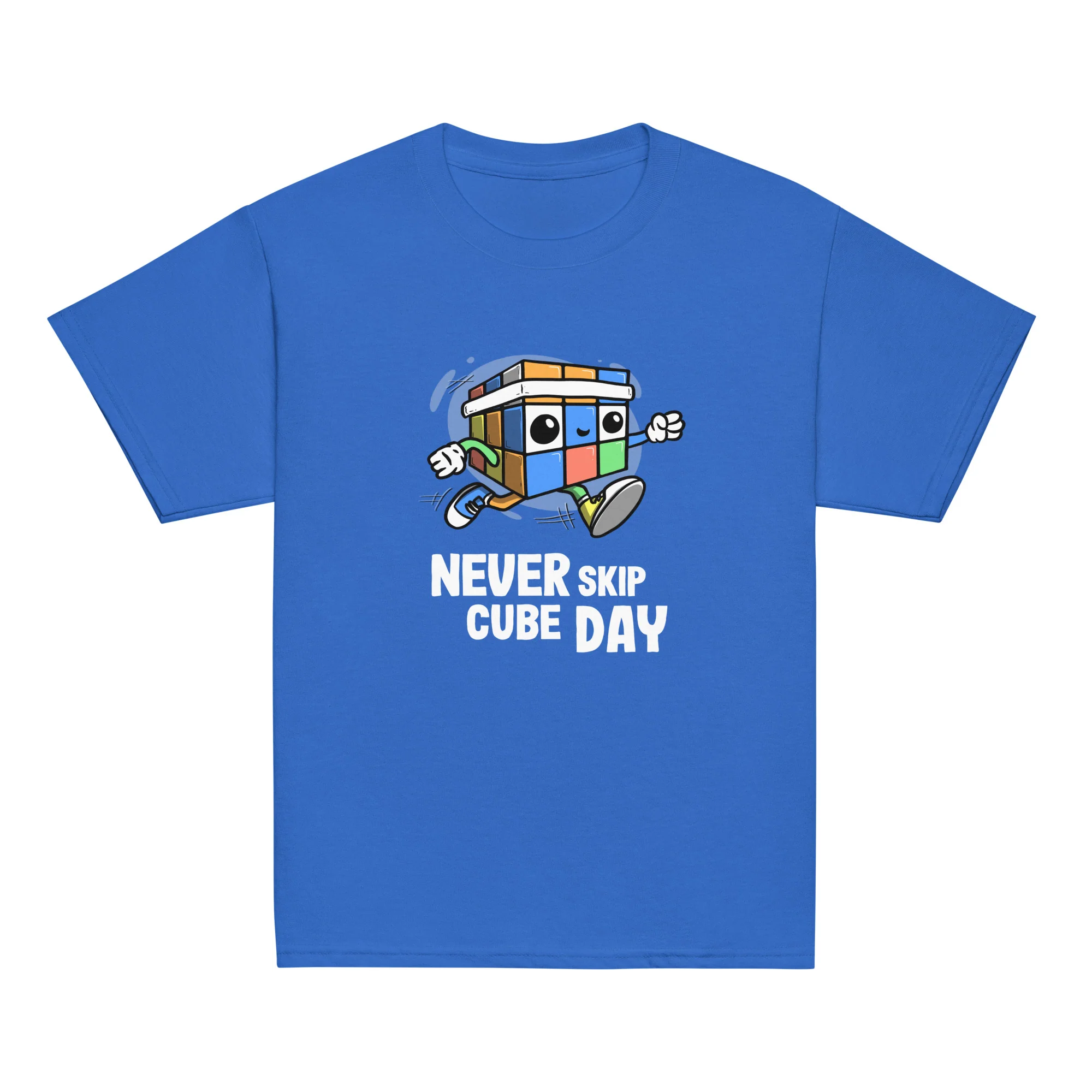 Never Skip Cube Day Youth T-Shirt (Puzzle Pals) - Image 6