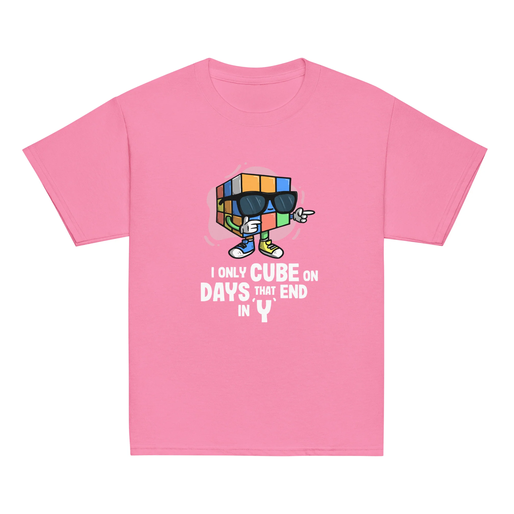 Only Cube On “Y” Days Youth T-Shirt (Puzzle Pals) - Image 3