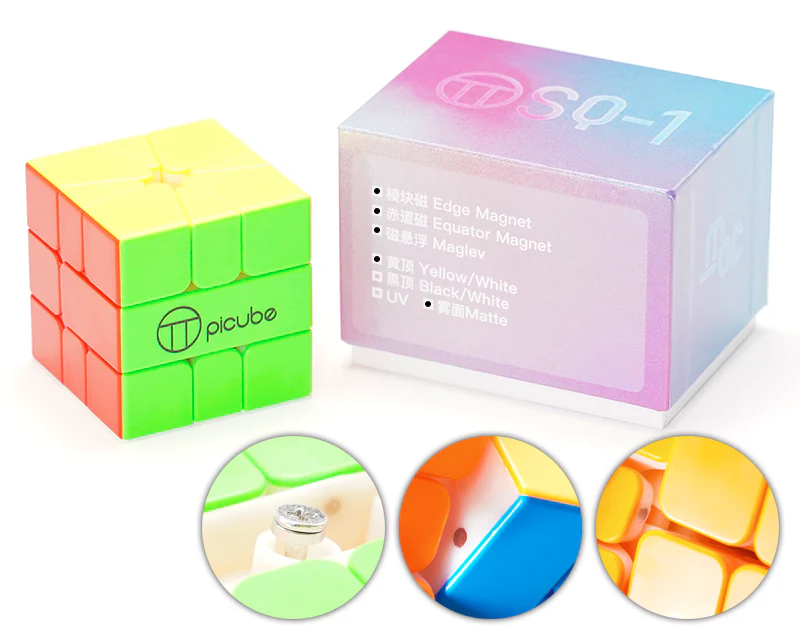 PiCube MGC SQ-1 (Edge-Magnetic + Equator-Magnetic + MagLev)