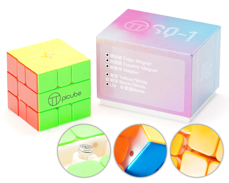 PiCube MGC SQ-1 (Edge-Magnetic + Equator-Magnetic + MagLev + UV)