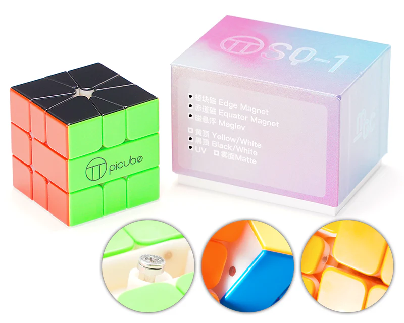 PiCube MGC SQ-1 (Edge-Magnetic + Equator-Magnetic + MagLev + UV) - Image 2