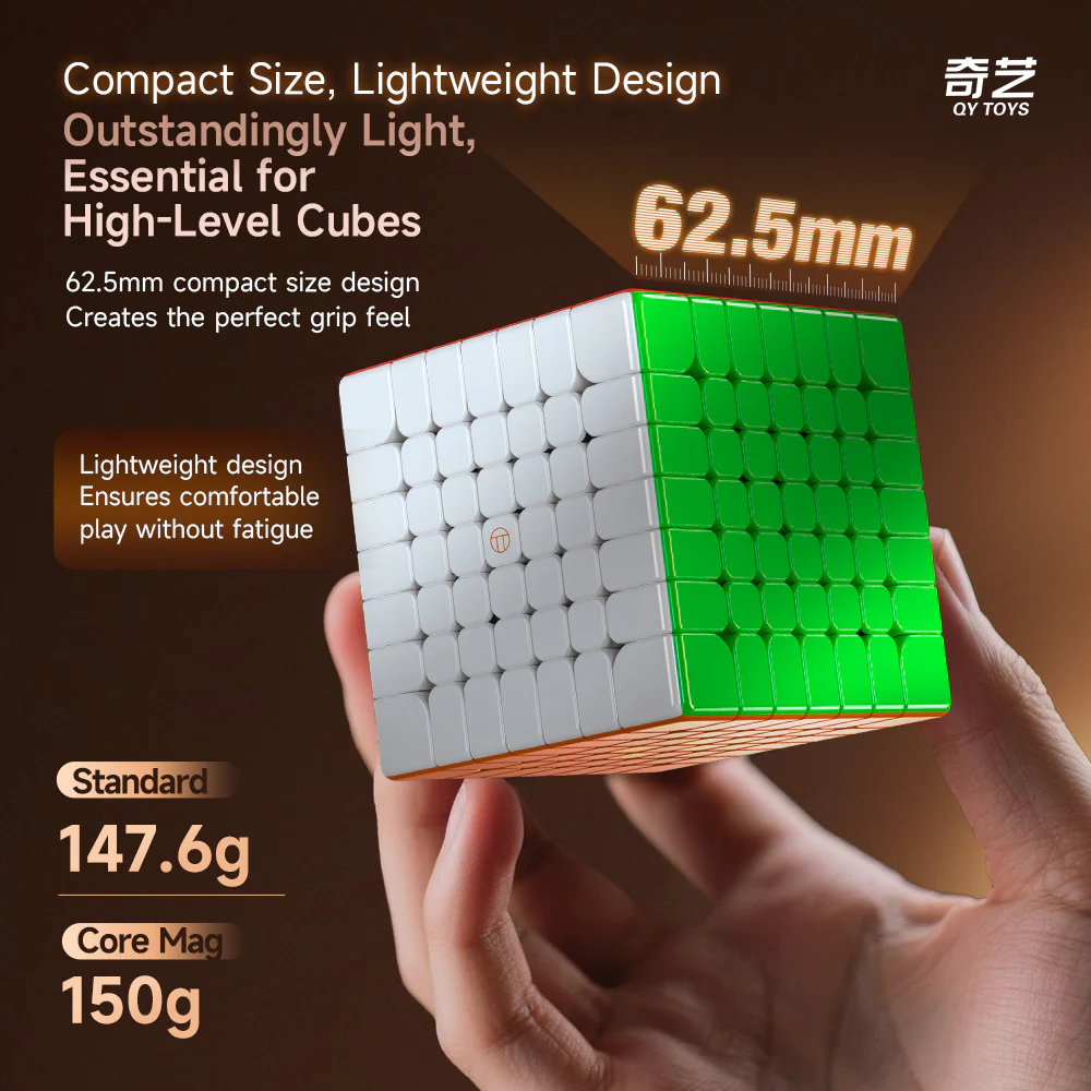 PiCube QiYi Warrior 7x7 SE (Magnetic + UV) - Image 5
