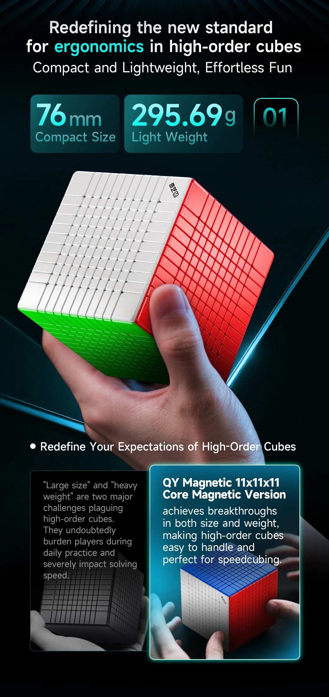 QiYi 11x11 (Magnetic + Ball-Core) - Image 6