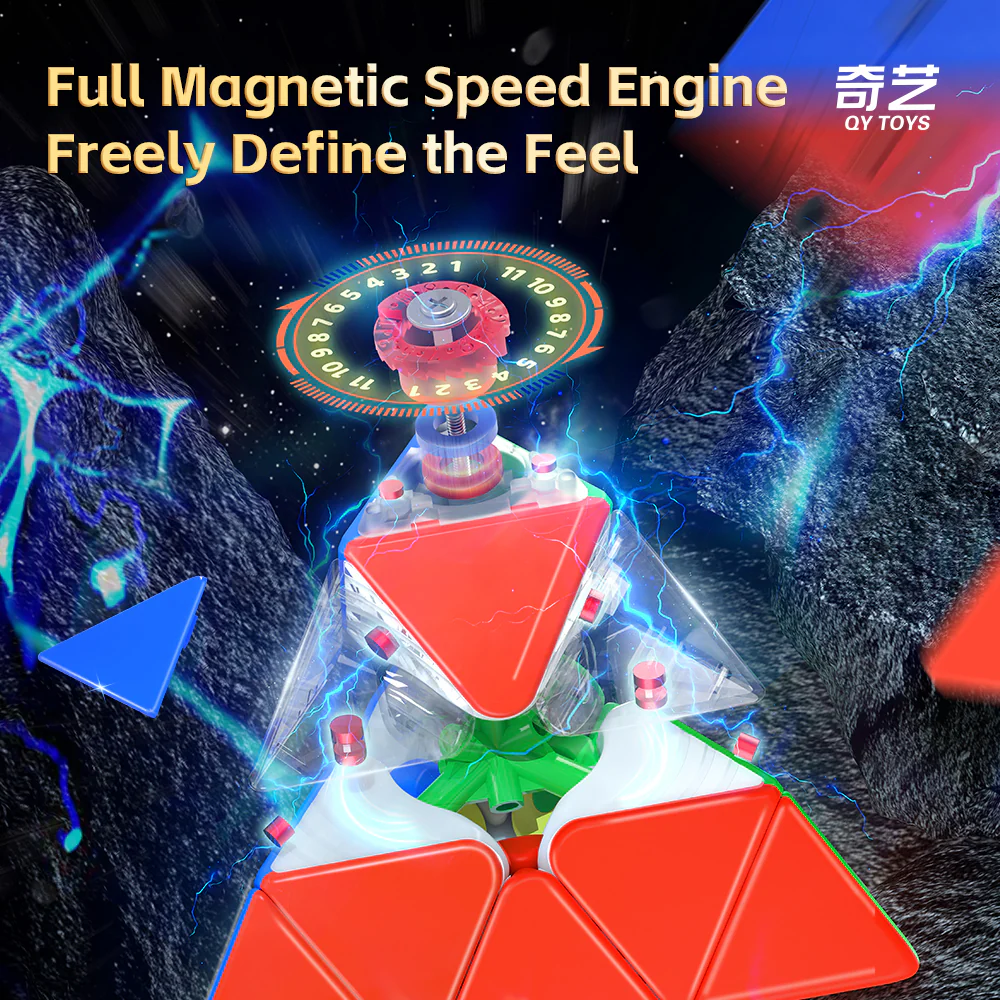 QiYi M Pro Pyraminx (Pioneer UV) - Image 3
