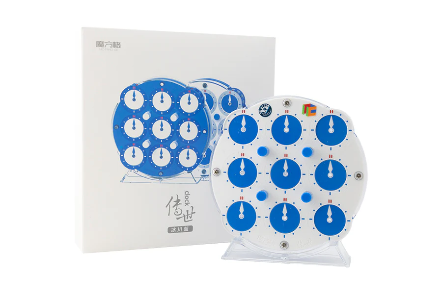 QiYi Magnetic Clock (Blue - Grain Mod)