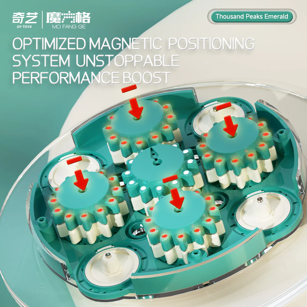 QiYi Magnetic Clock (2025 Limited Edition - Emerald) - Image 7