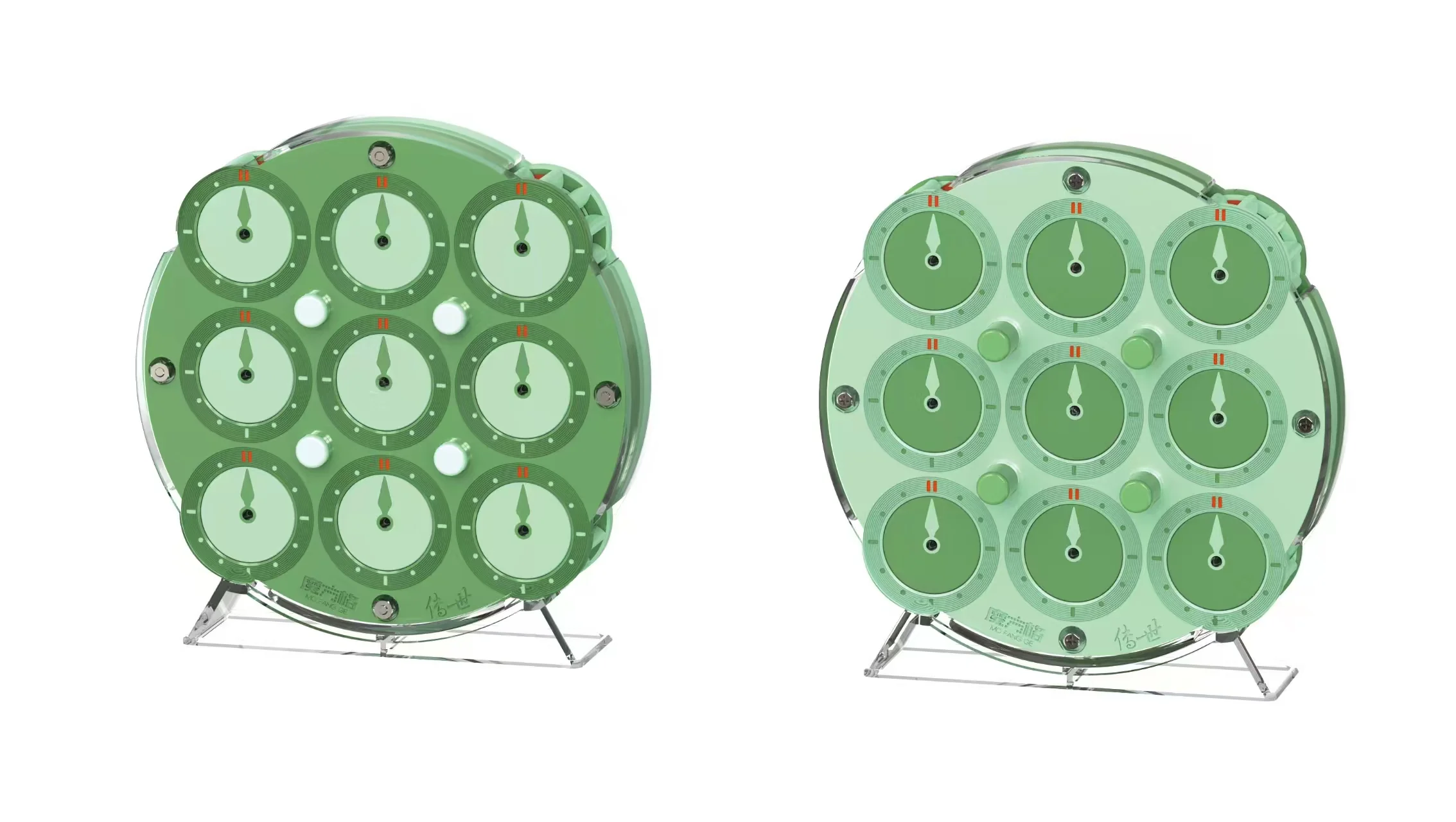 QiYi Magnetic Clock (Green - Limited Edition) - Image 2