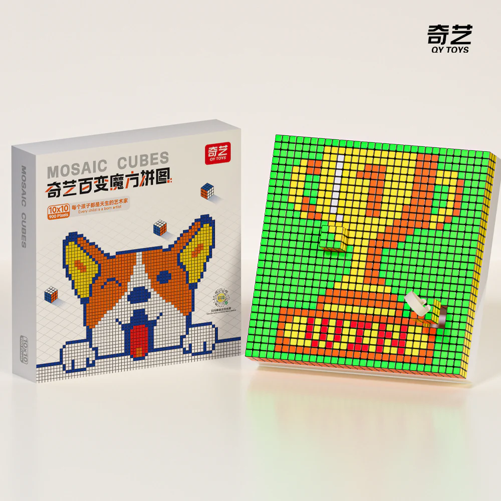 QiYi Mosaic 3x3 Cube Set of 100 (10x10 2.8cm Cubes) - Image 8