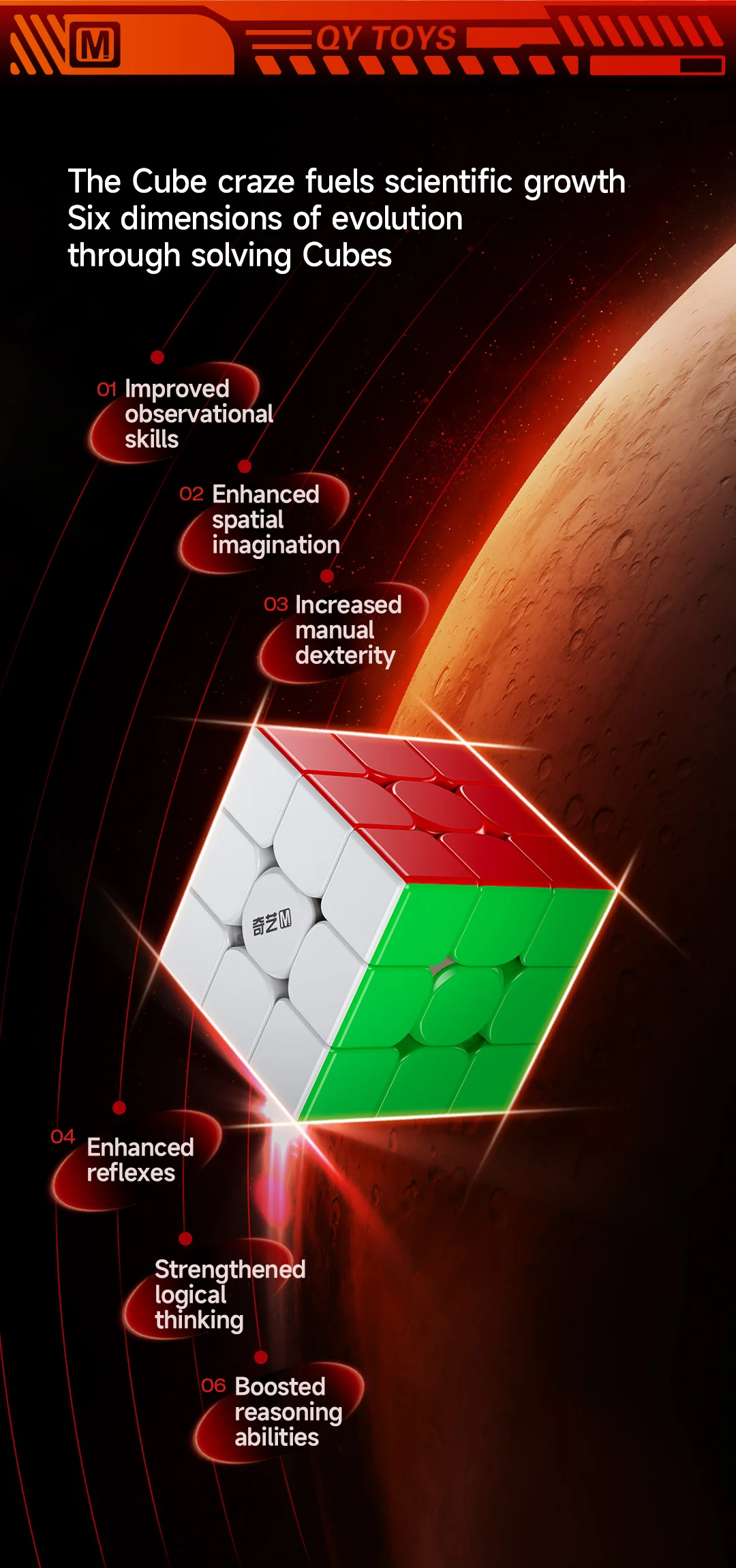 QiYi Warrior M 3x3 (Magnetic) - Image 6