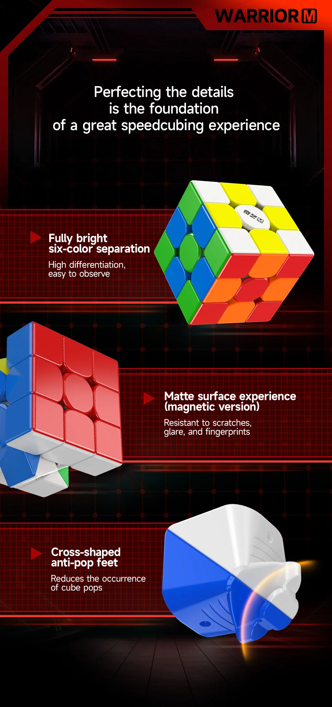 QiYi Warrior M 3x3 (Magnetic) - Image 9