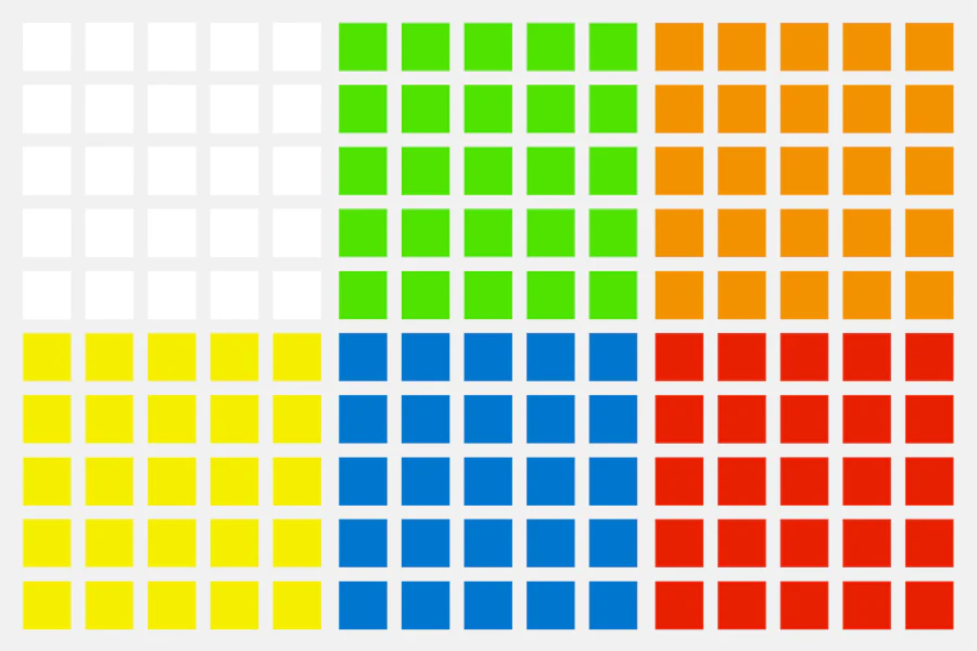 QiYi WuShuang 5x5 Sticker Set - Image 2