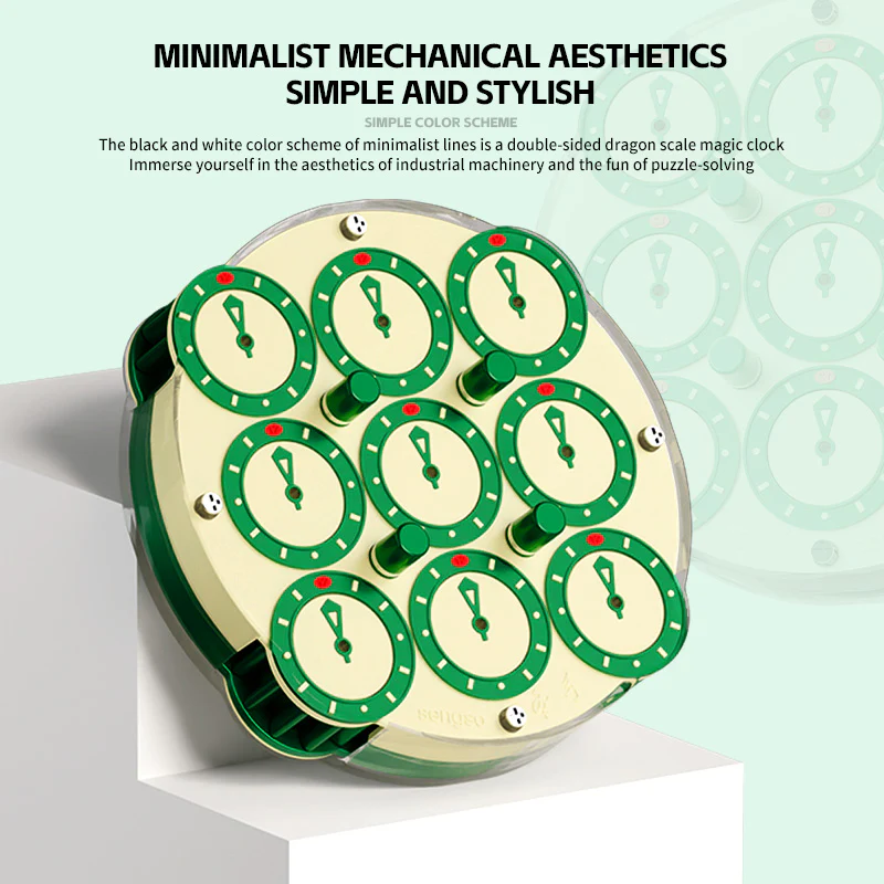 ShengShou Magnetic Clock V2 (Miracle Green Limited Edition) - Image 4